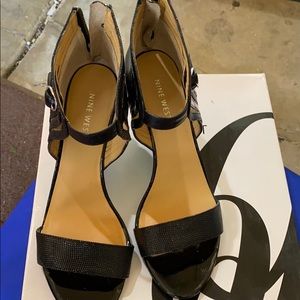 Black Ankle Strap Dress Shoe